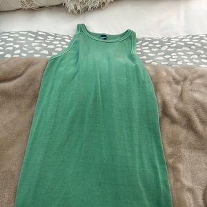 Mini green dress